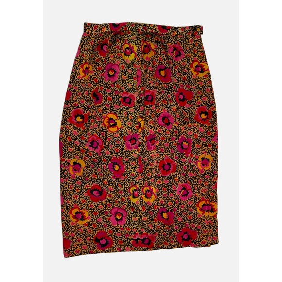 EUC CARLISLE 100% SILK SKIRT SIZE 8 - Picture 1 of 6